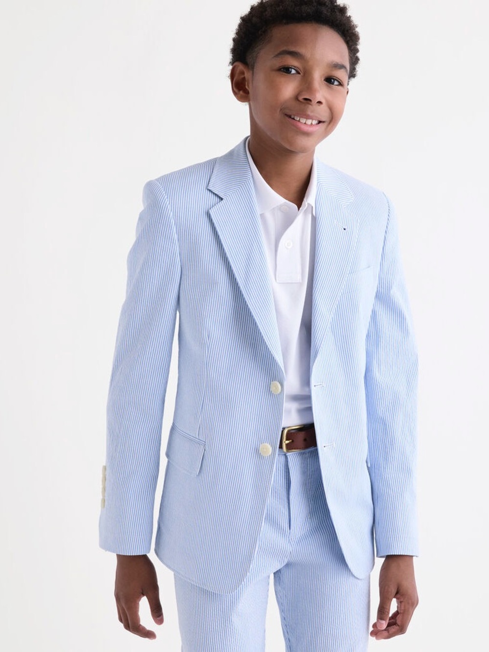 Vineyard Vines Light Blue Seersucker Suit for Teen Classic Tailored Jacket/pant